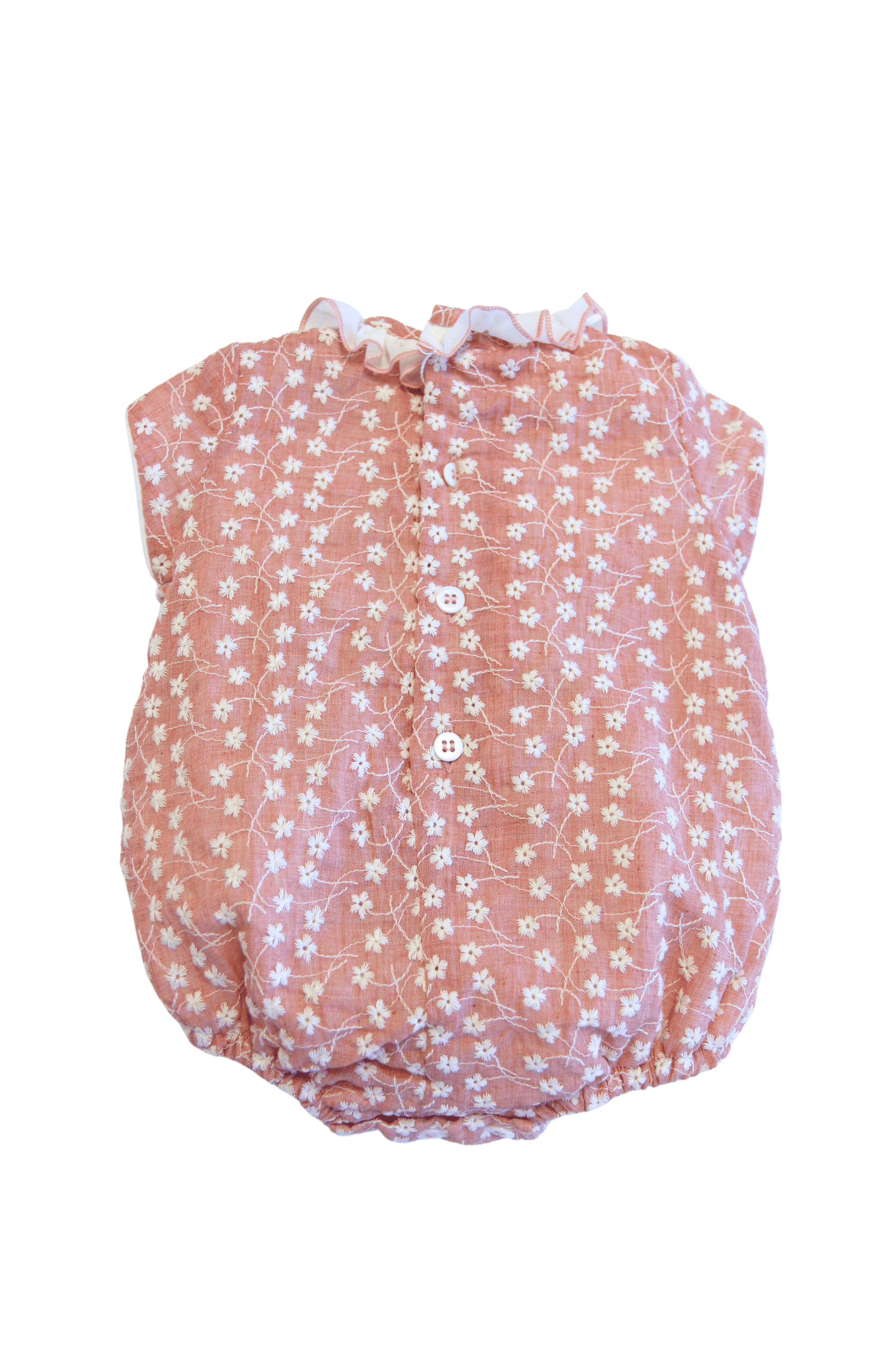 Cocote and Charanga pink baby romper