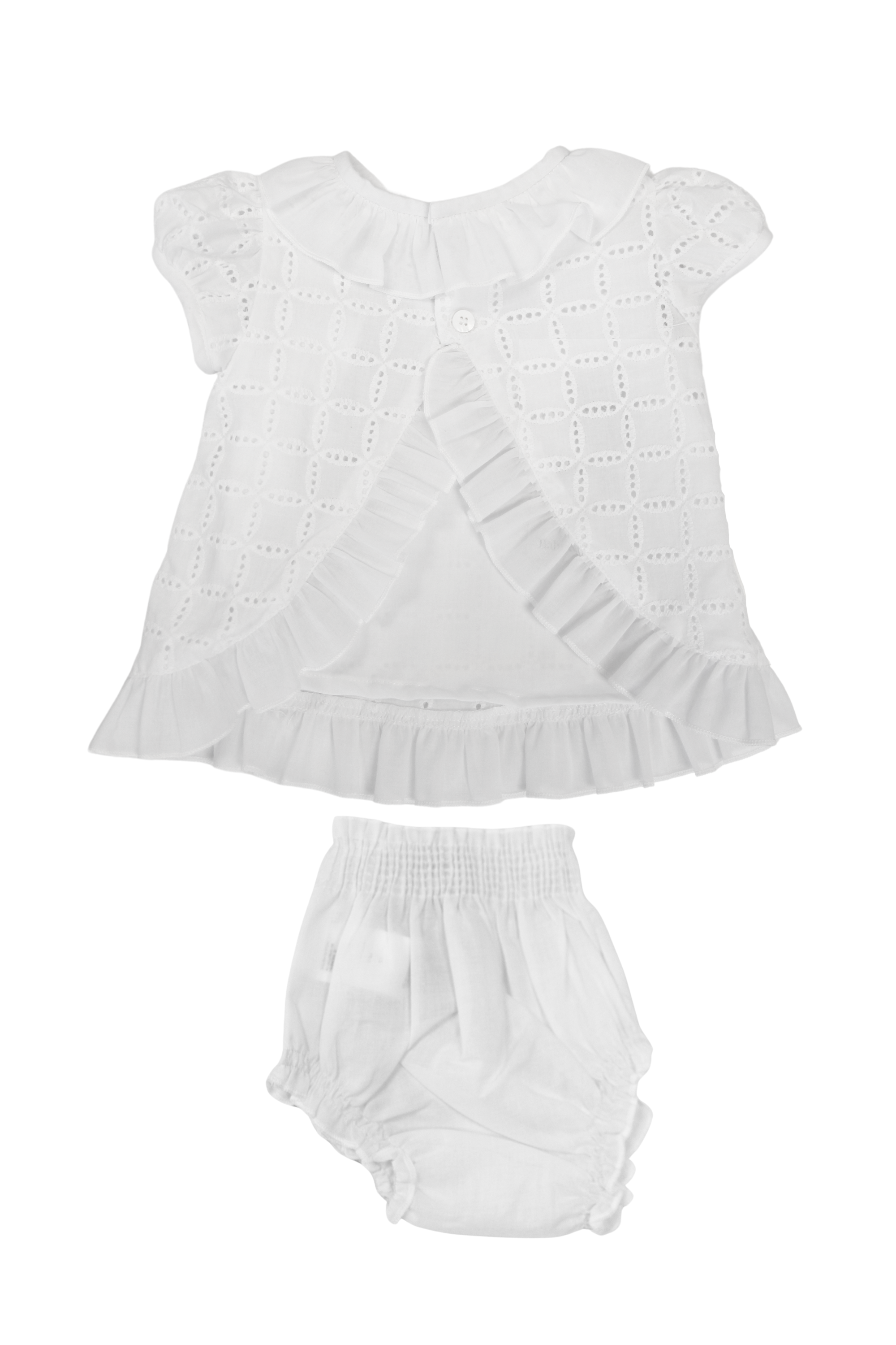 Vestido de bebé blanco Cocote & Charanga VERANO/Charanga