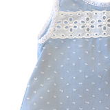 Vestido de recién nacido azul Cocote & Charanga