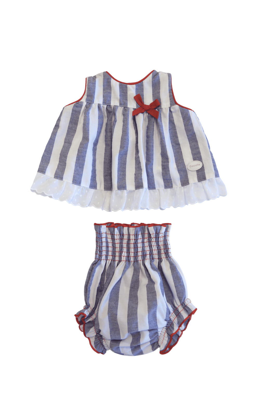 Vestido de bebé listado Cocote & Charanga