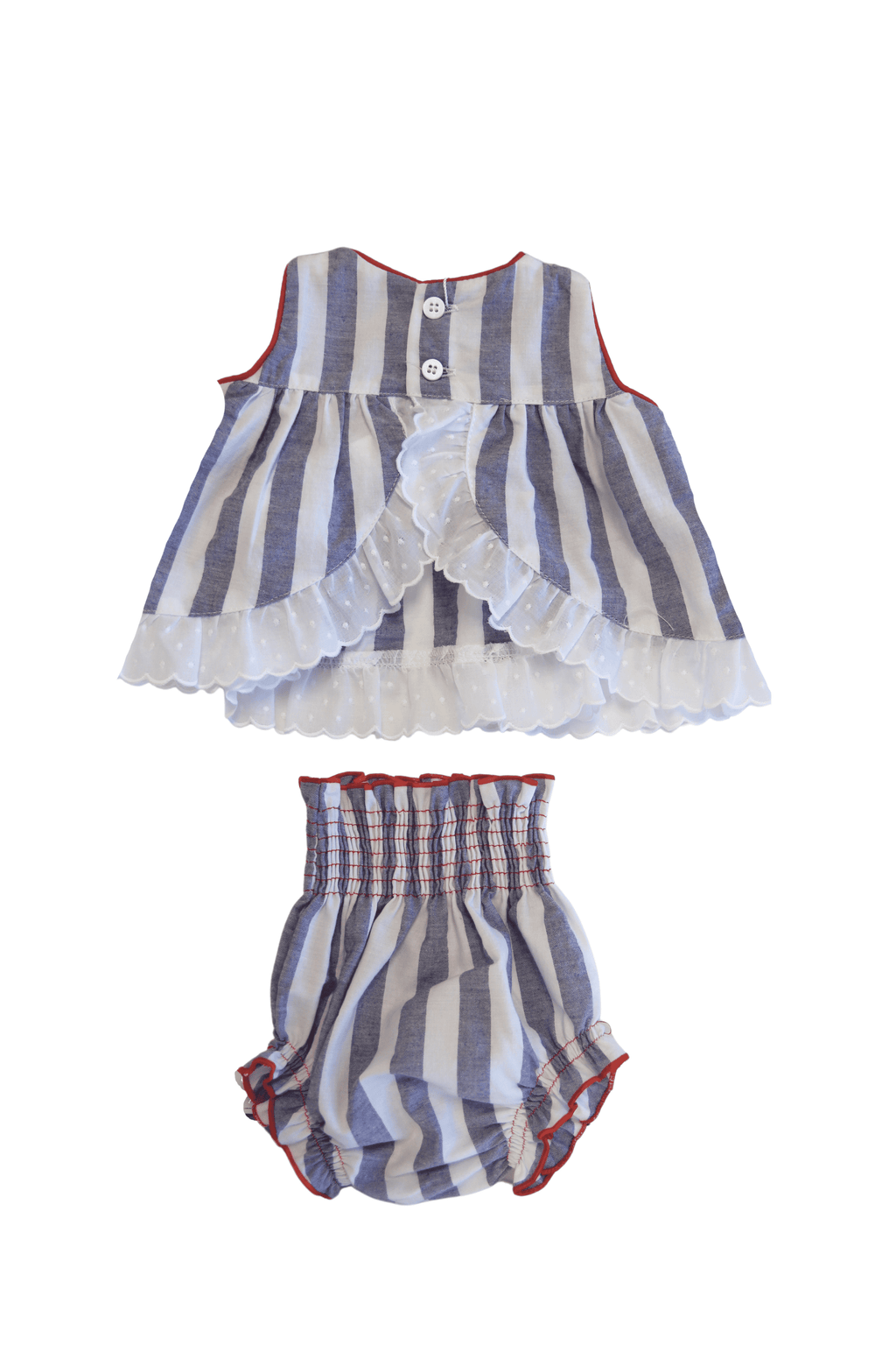 Vestido de bebé listado Cocote & Charanga