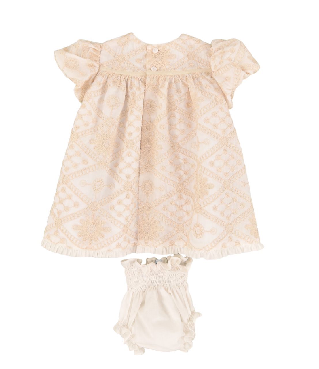 Vestido de bebé crudo Cocote & Charanga VERANO/Charanga