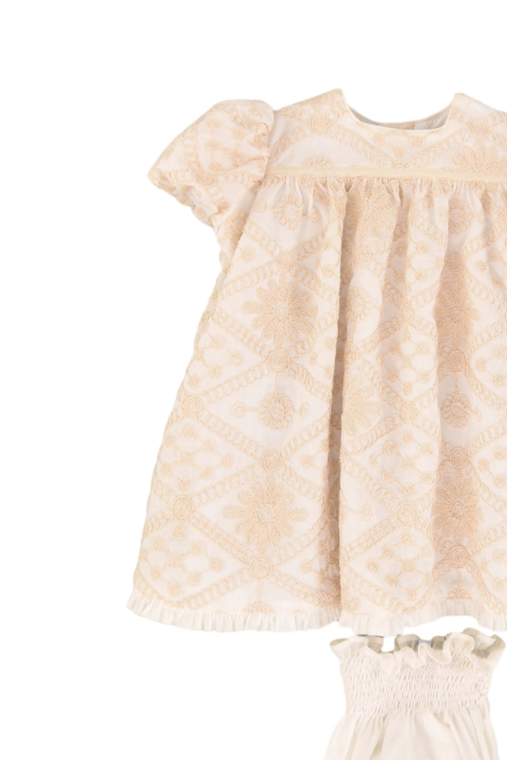 Vestido de bebé crudo Cocote & Charanga VERANO/Charanga