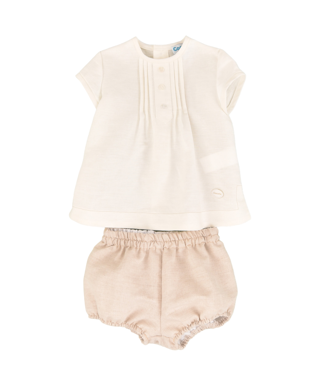 Conjunto de bebé crudo Cocote & Charanga VERANO/Charanga