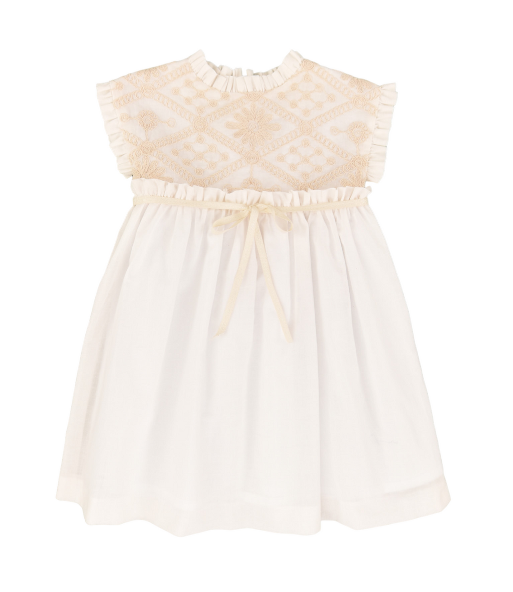 Vestido de niña crudo Cocote & Charanga VERANO/Charanga