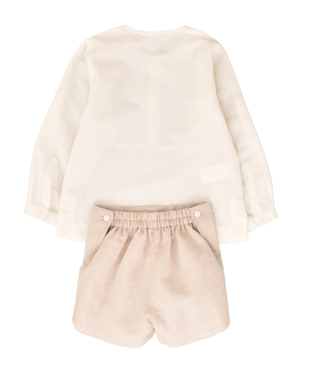 Conjunto de niño crudo Cocote & Charanga VERANO/Charanga
