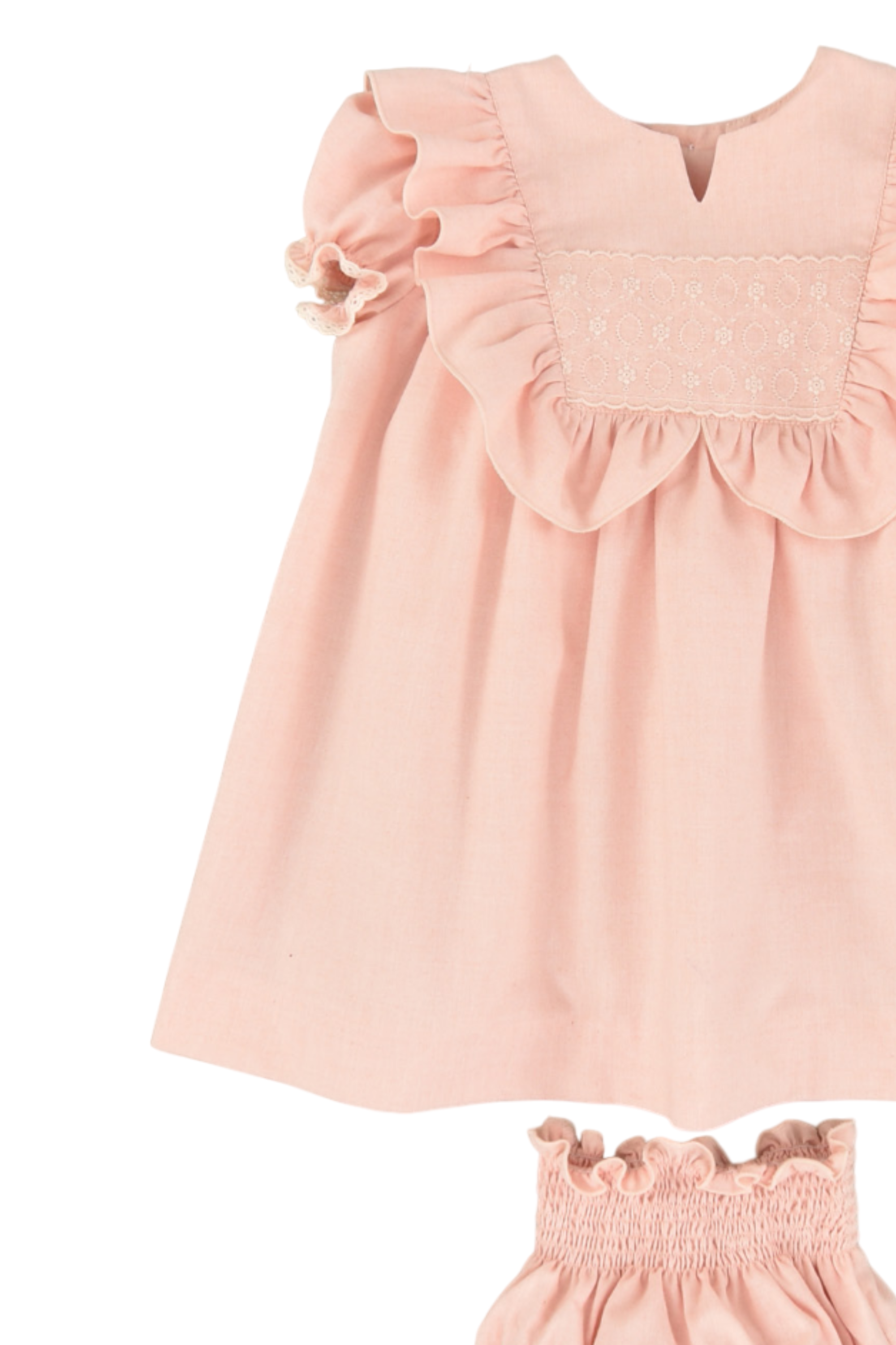 Vestido de bebé rosa Cocote & Charanga VERANO/Charanga