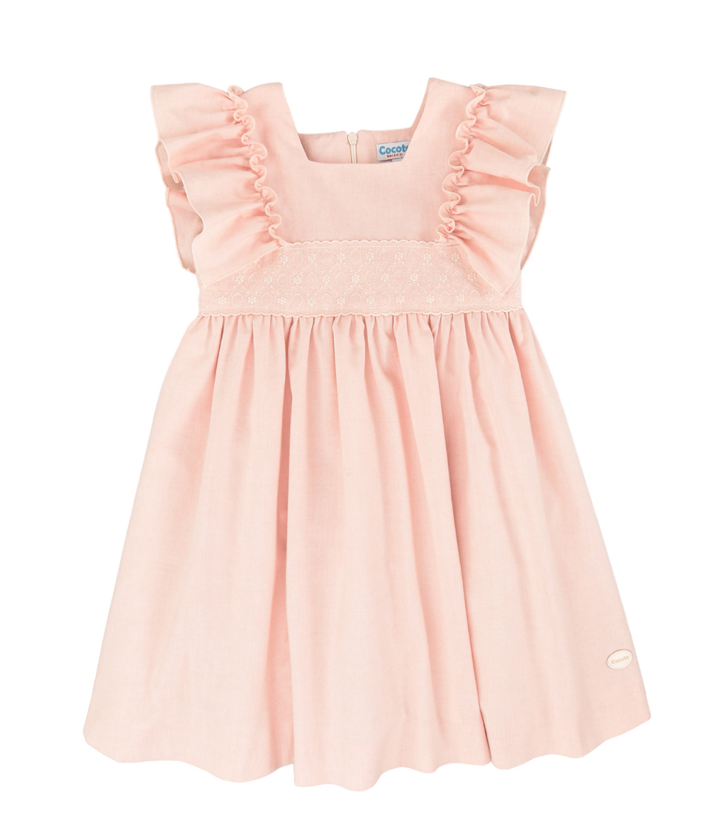 Vestido de niña rosa Cocote & Charanga VERANO/Charanga