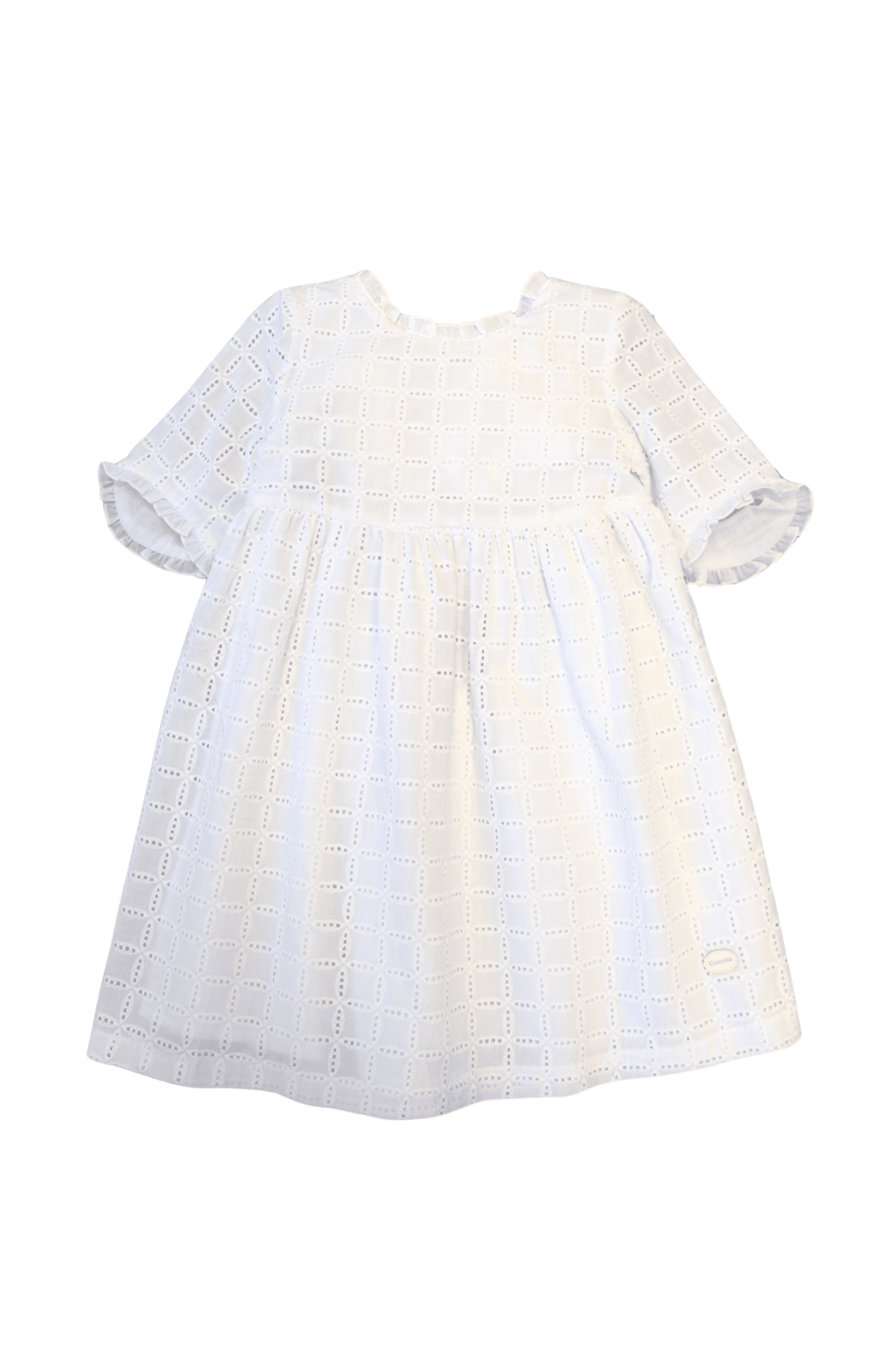 Vestido de niña blanco Cocote & Charanga