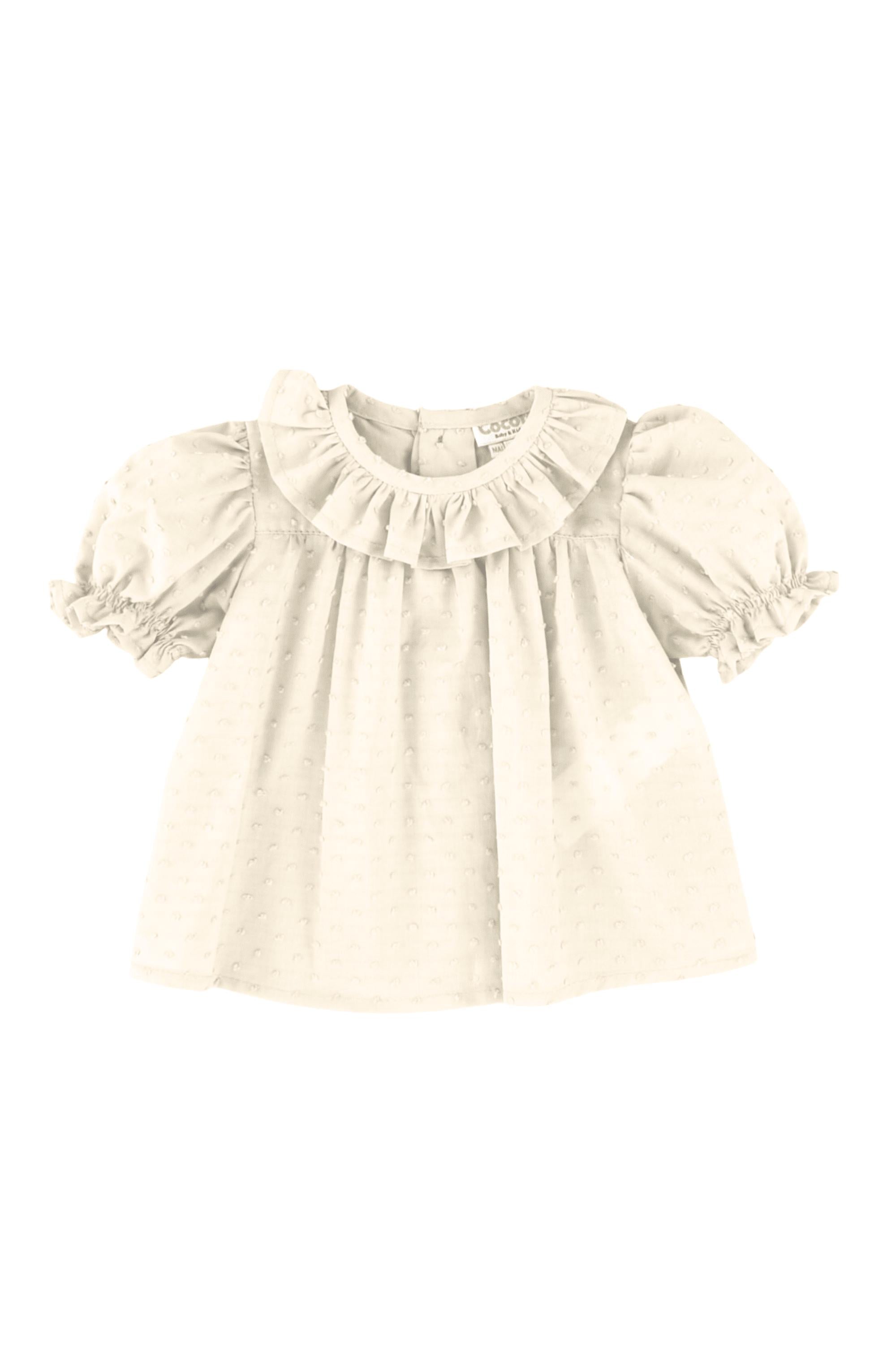 Blusa de bebé crudo Cocote & Charanga