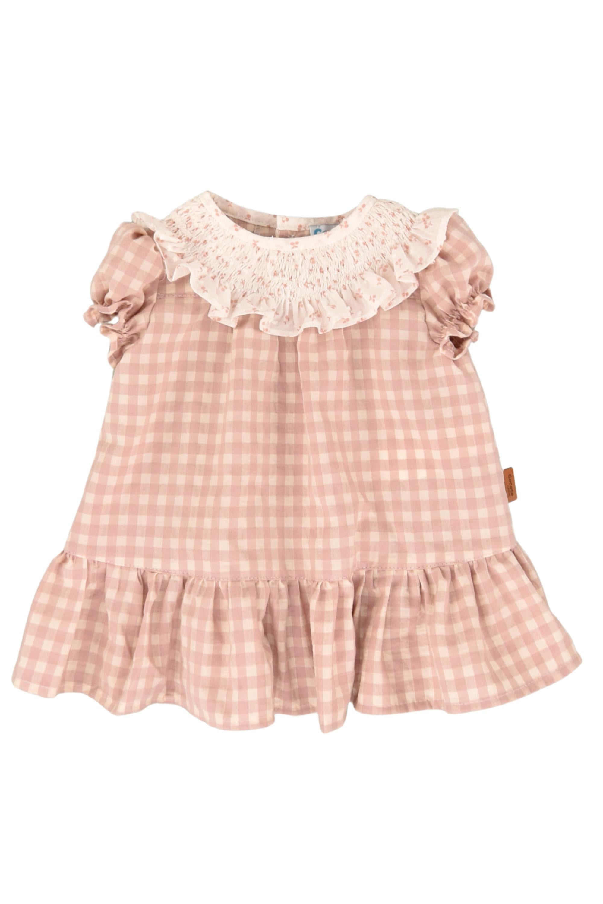 Vestido de bebé rosa Cocote & Charanga VERANO/Charanga