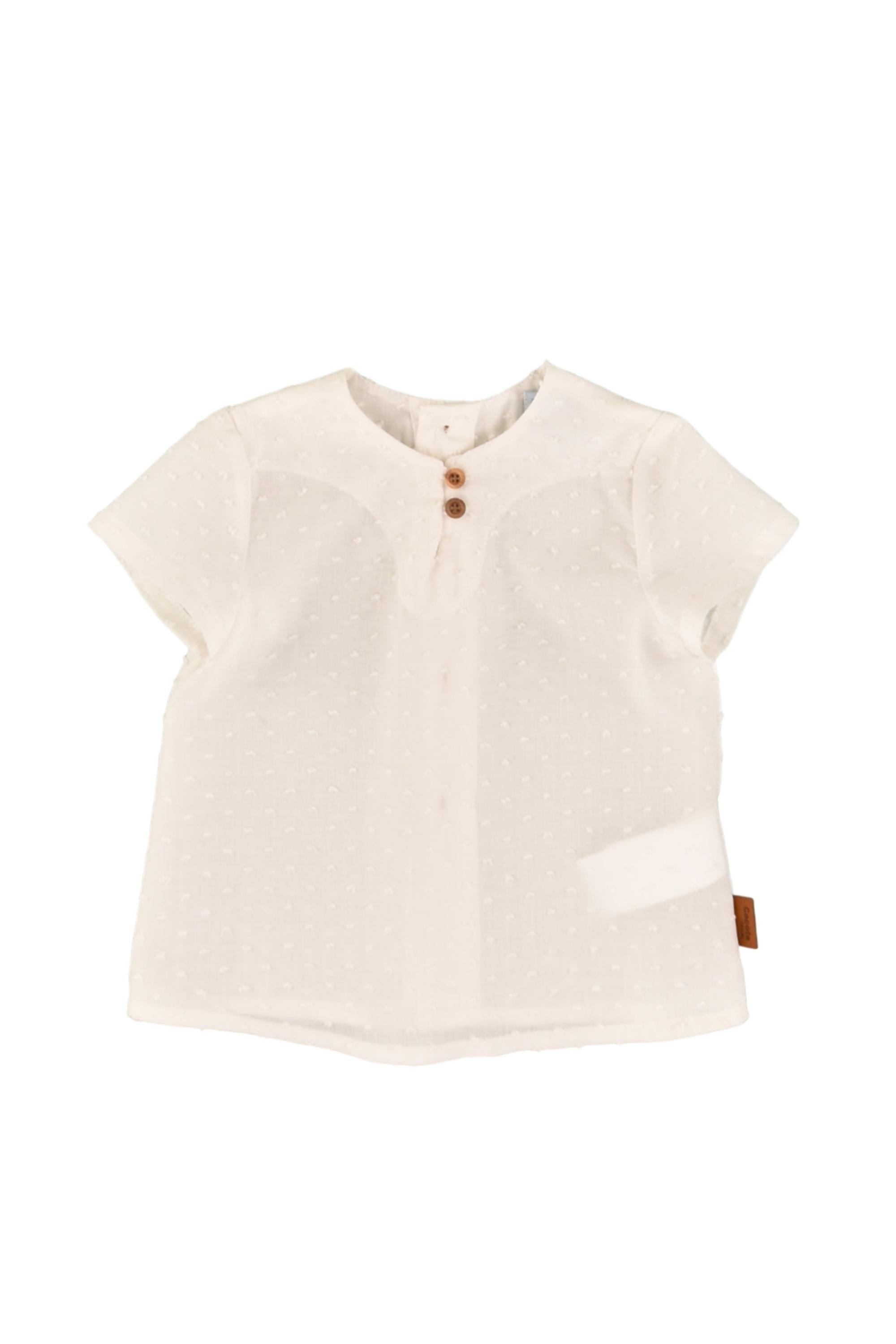 Blusa de bebé crudo Cocote & Charanga VERANO/Charanga