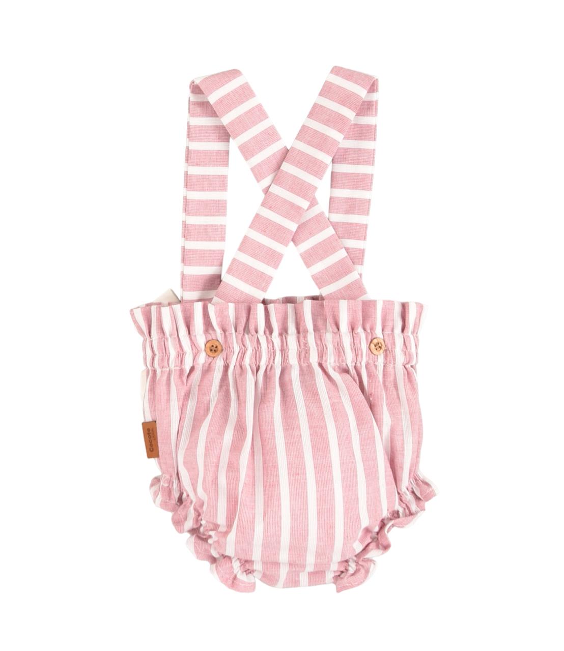 Peto de bebé rosa Cocote & Charanga VERANO/Charanga