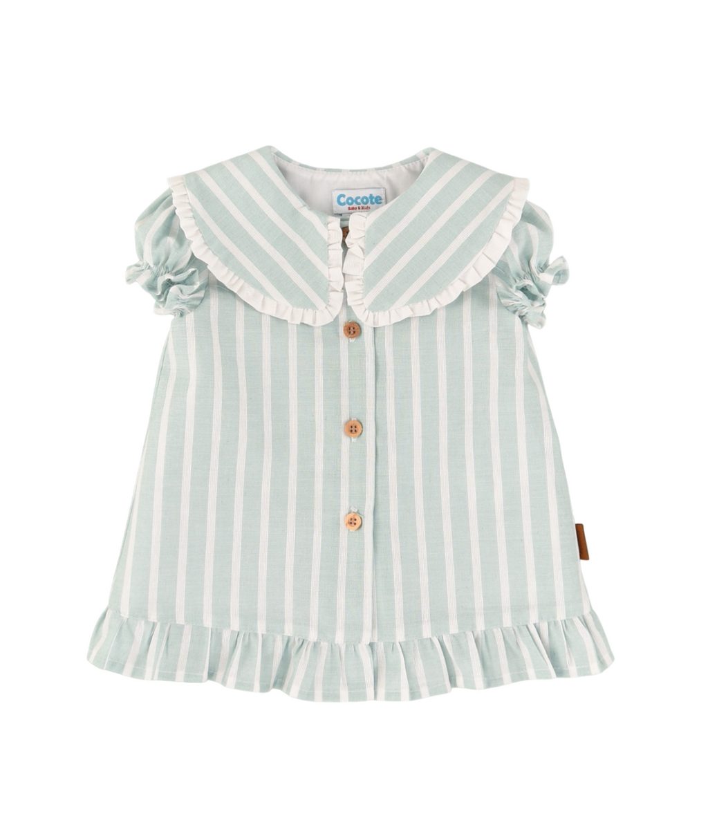 Vestido de bebé turquesa Cocote & Charanga VERANO/Charanga