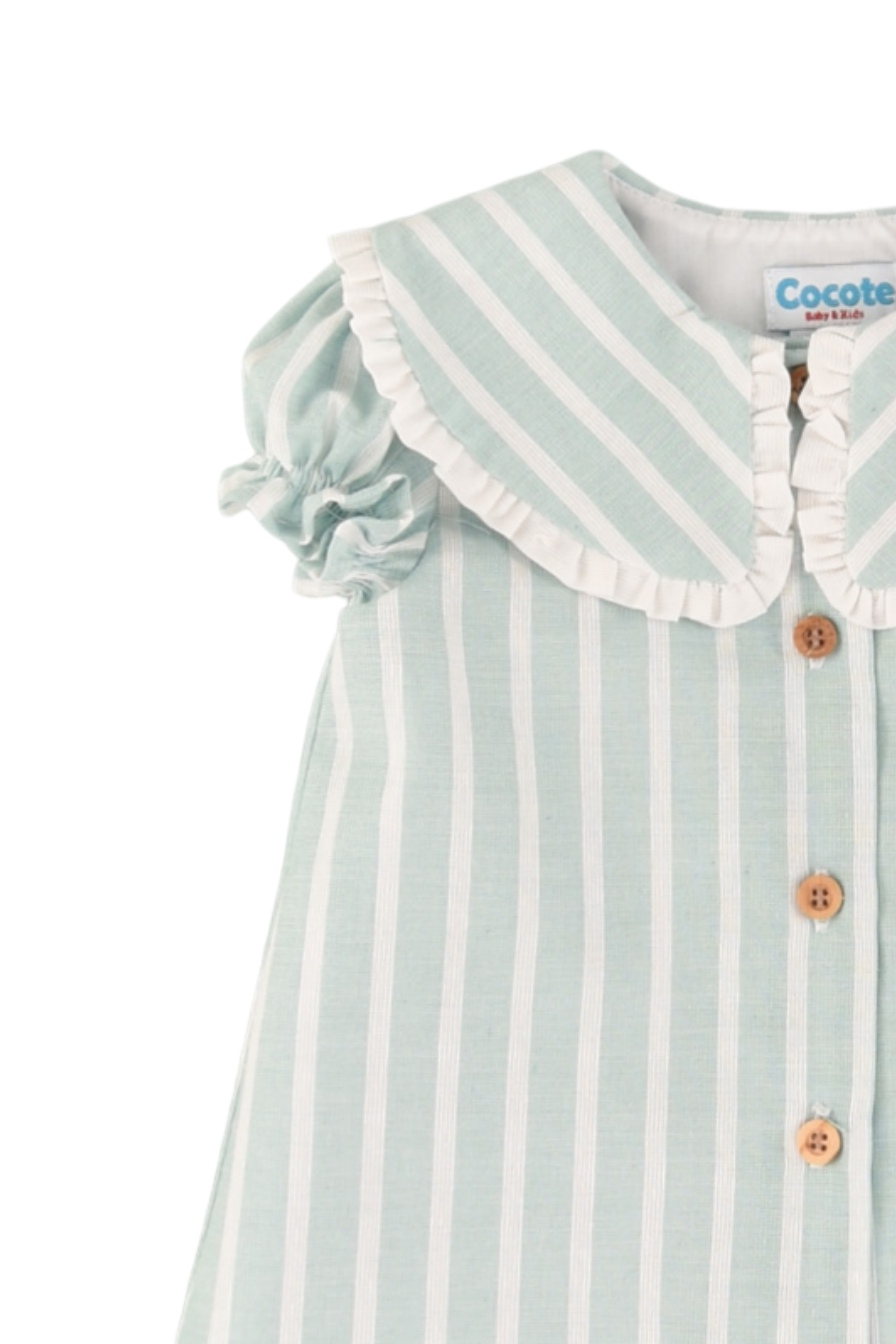 Vestido de bebé turquesa Cocote & Charanga VERANO/Charanga