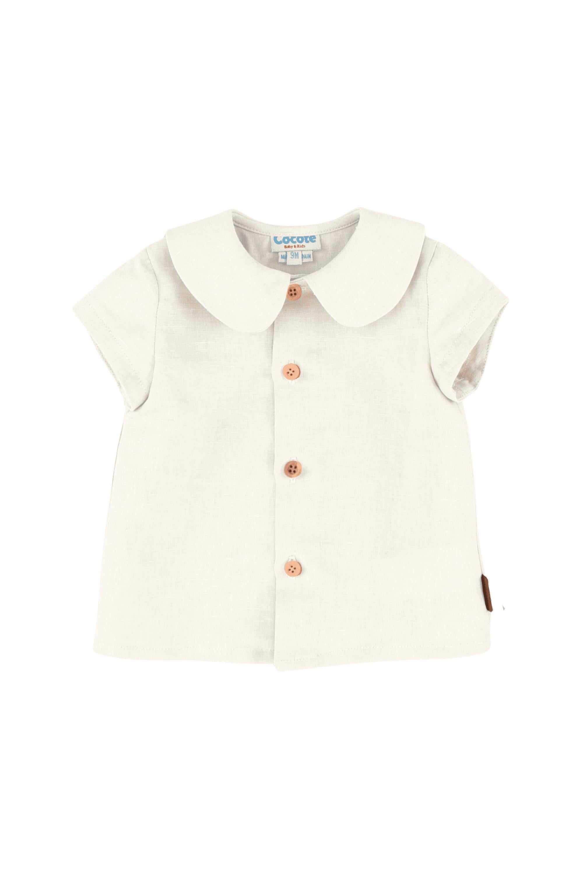 Blusa de bebé crudo Cocote & Charanga