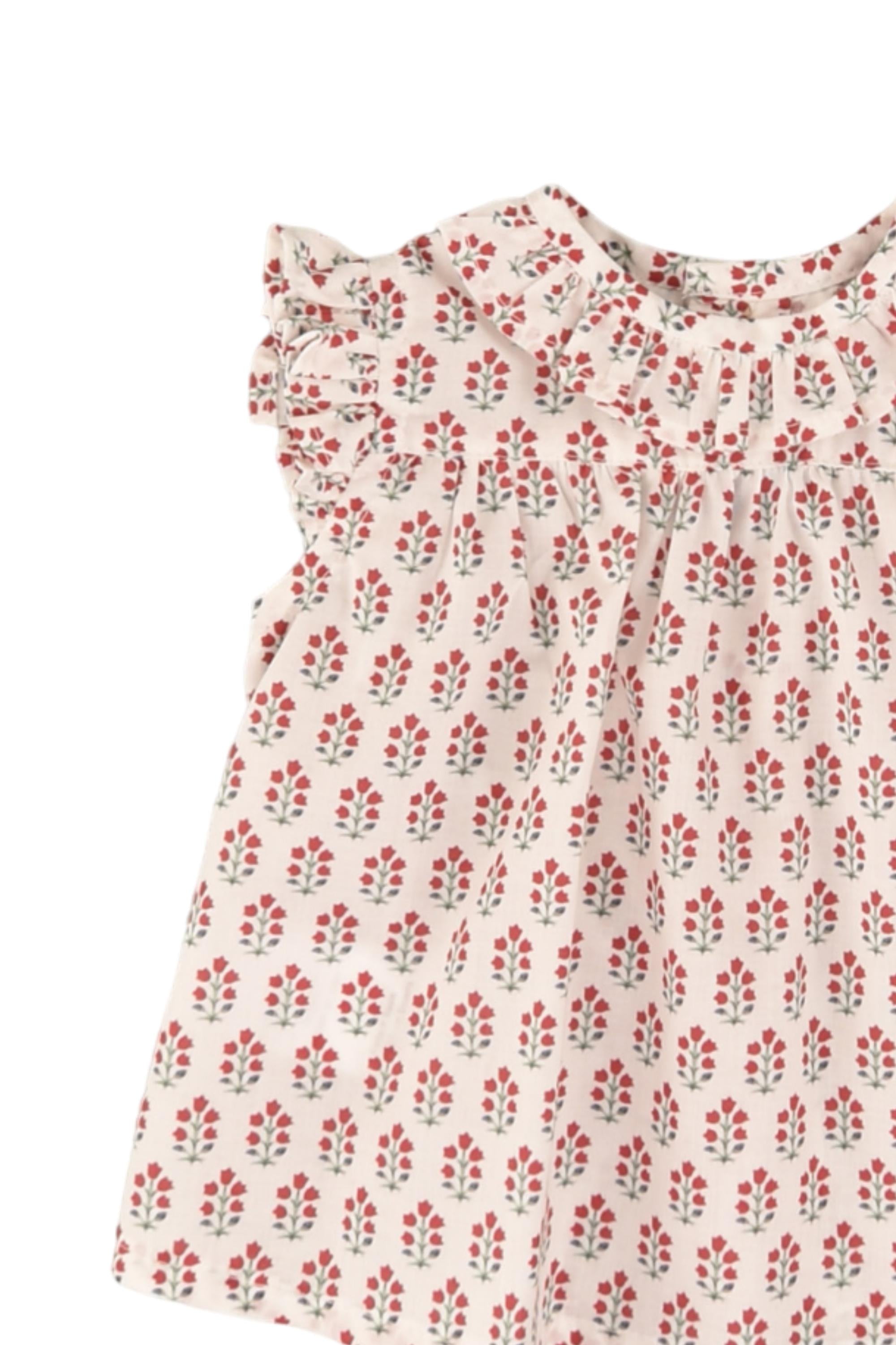 Blusa de bebé rojo Cocote & Charanga VERANO/Charanga