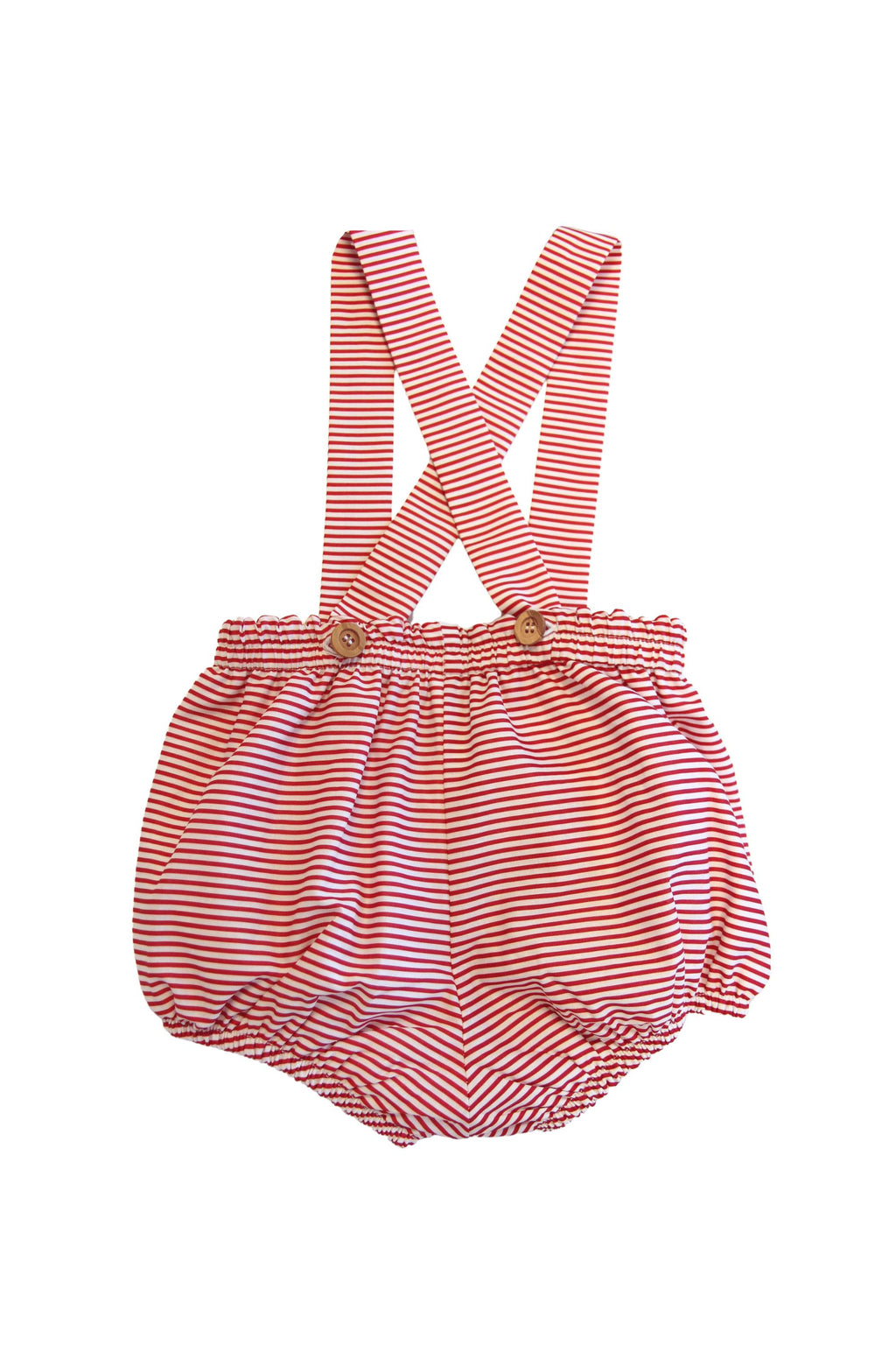 Peto de bebé niño a rayas blanco y rojo Cocote & Charanga