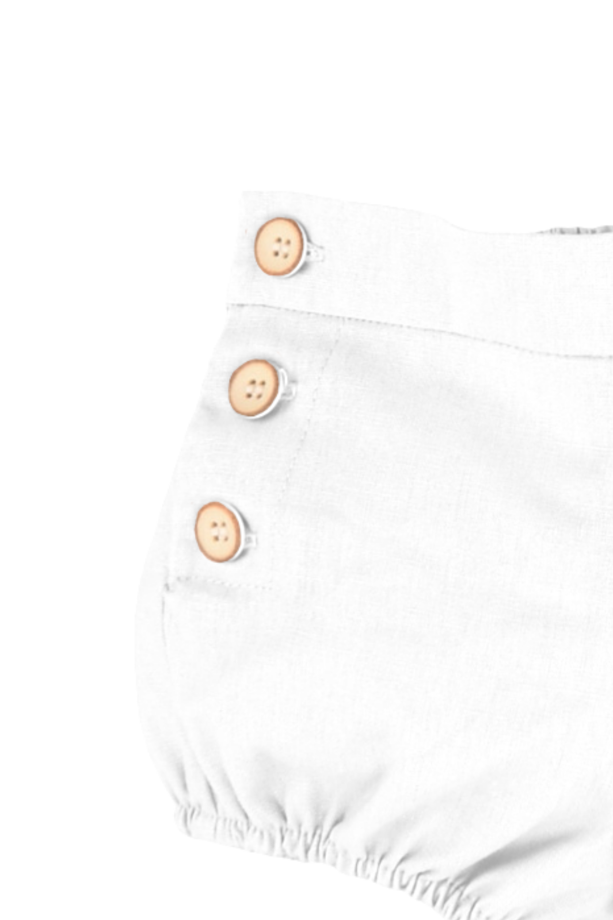 Short de bebé blanco Cocote & Charanga VERANO/Charanga