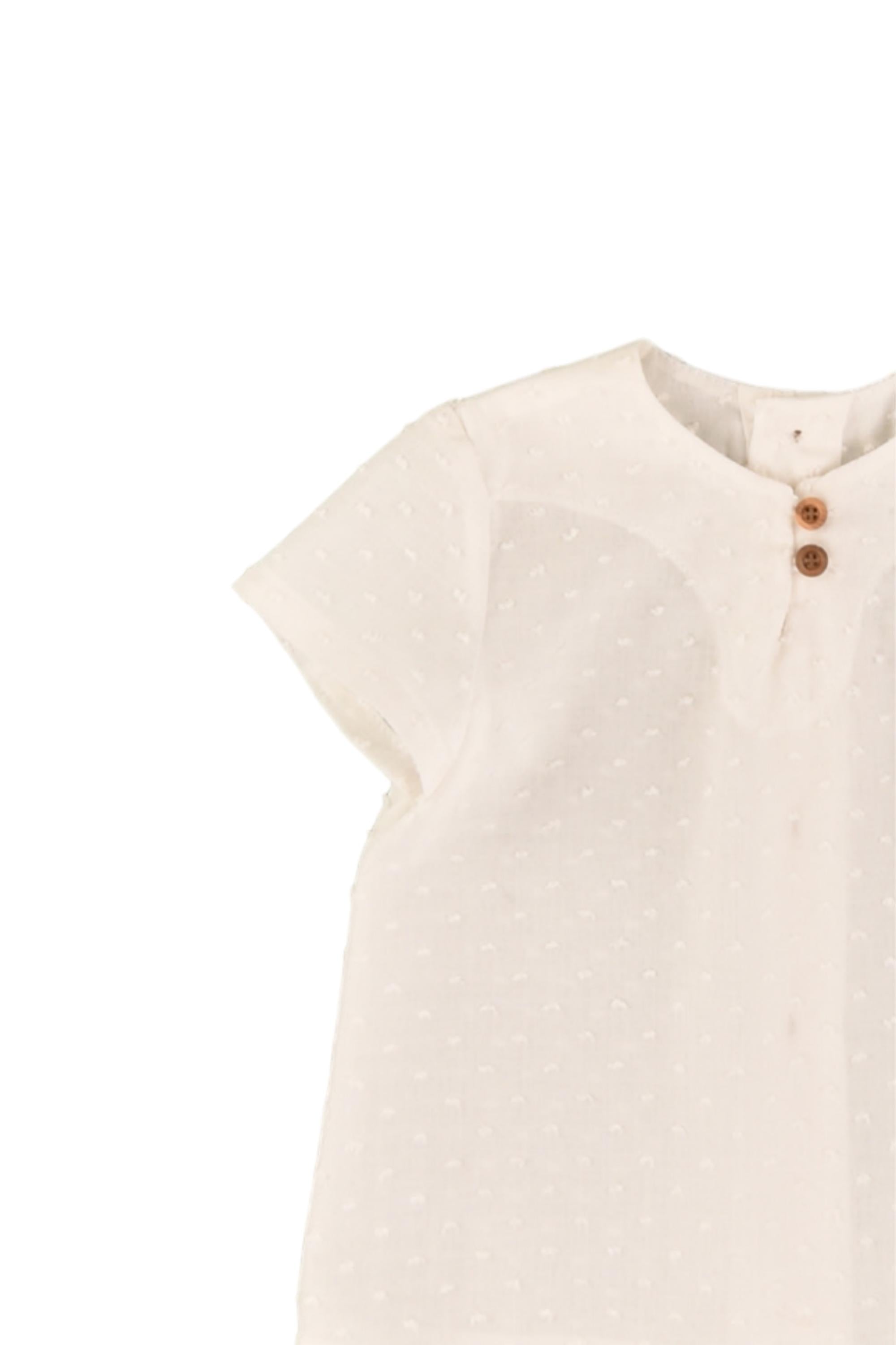 Blusa de bebé crudo Cocote & Charanga VERANO/Charanga