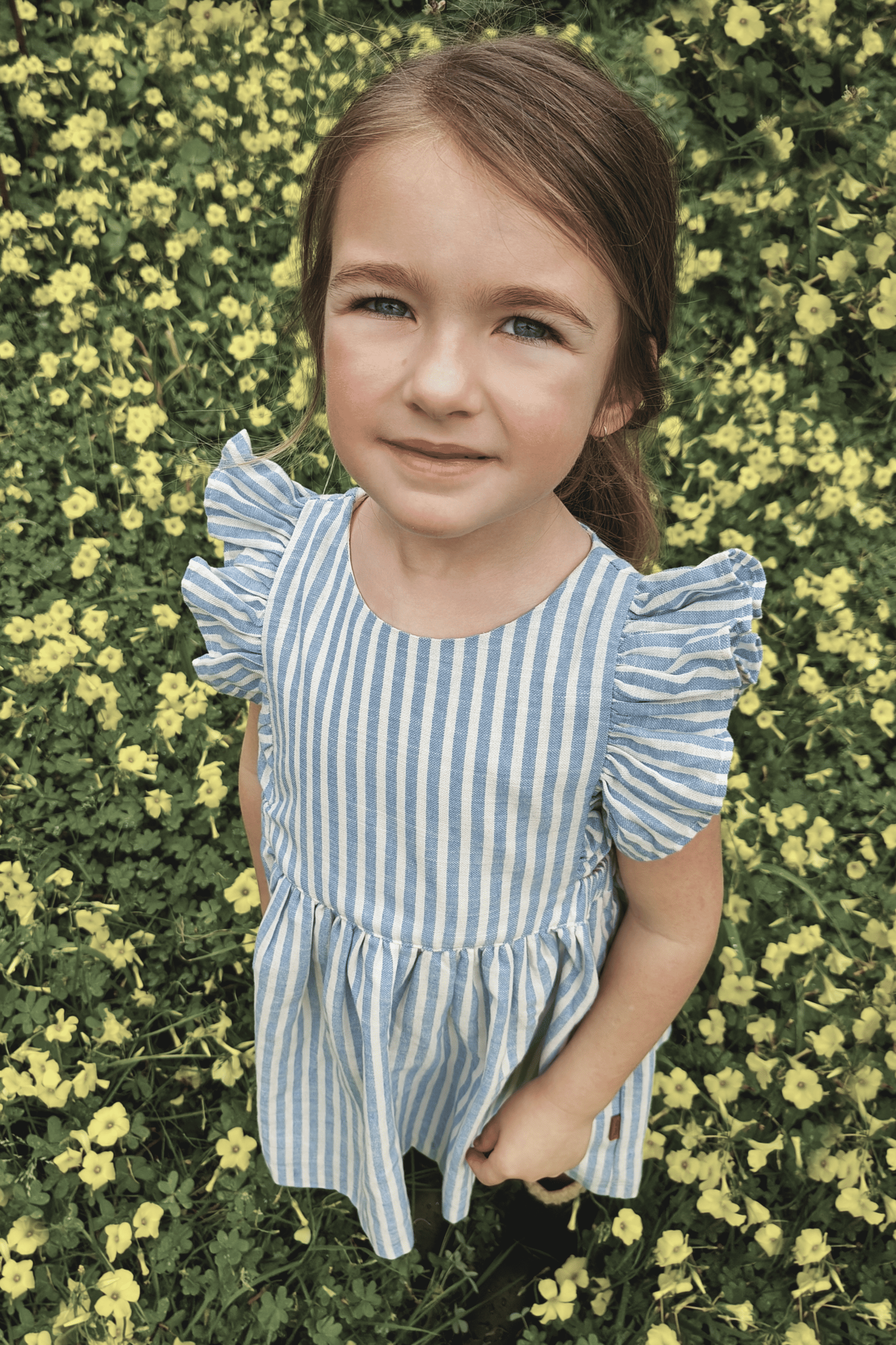 Vestido de niña azul Cocote & Charanga