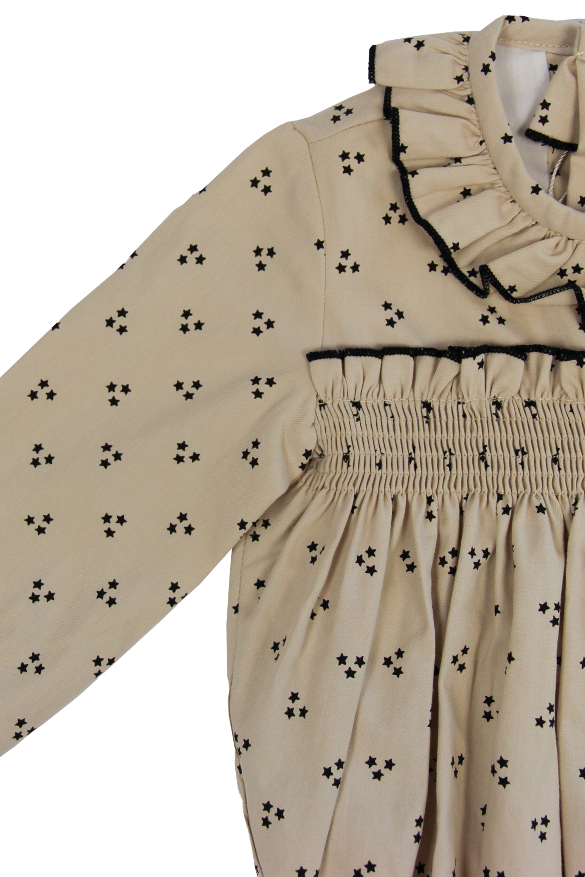 Pelele de bebé beige estrellitas Cocote & Charanga