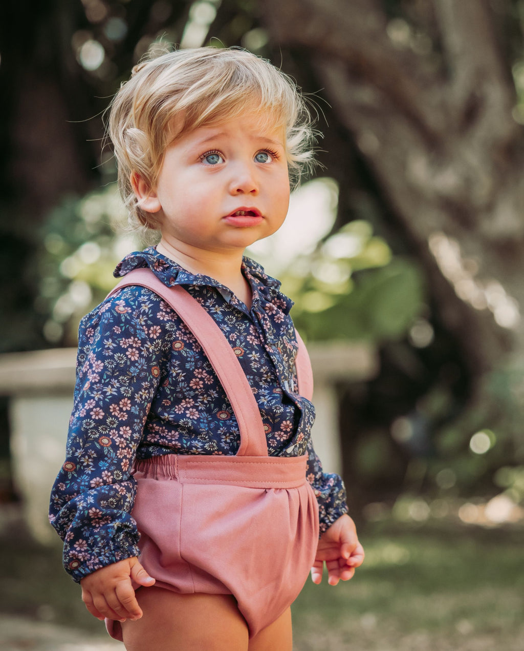 Conjunto de bebé niño floral Cocote & Charanga