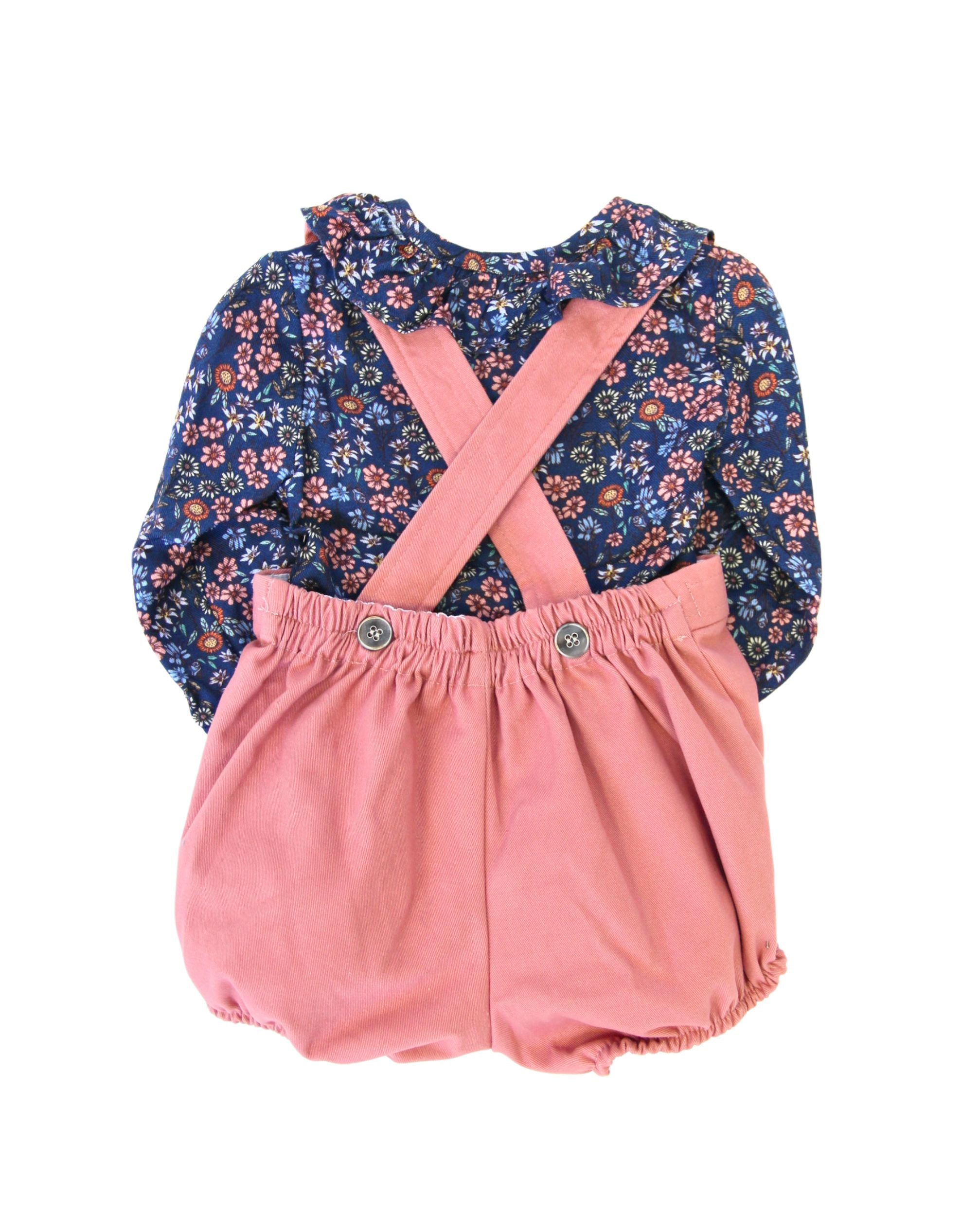Conjunto de bebé niño floral Cocote & Charanga