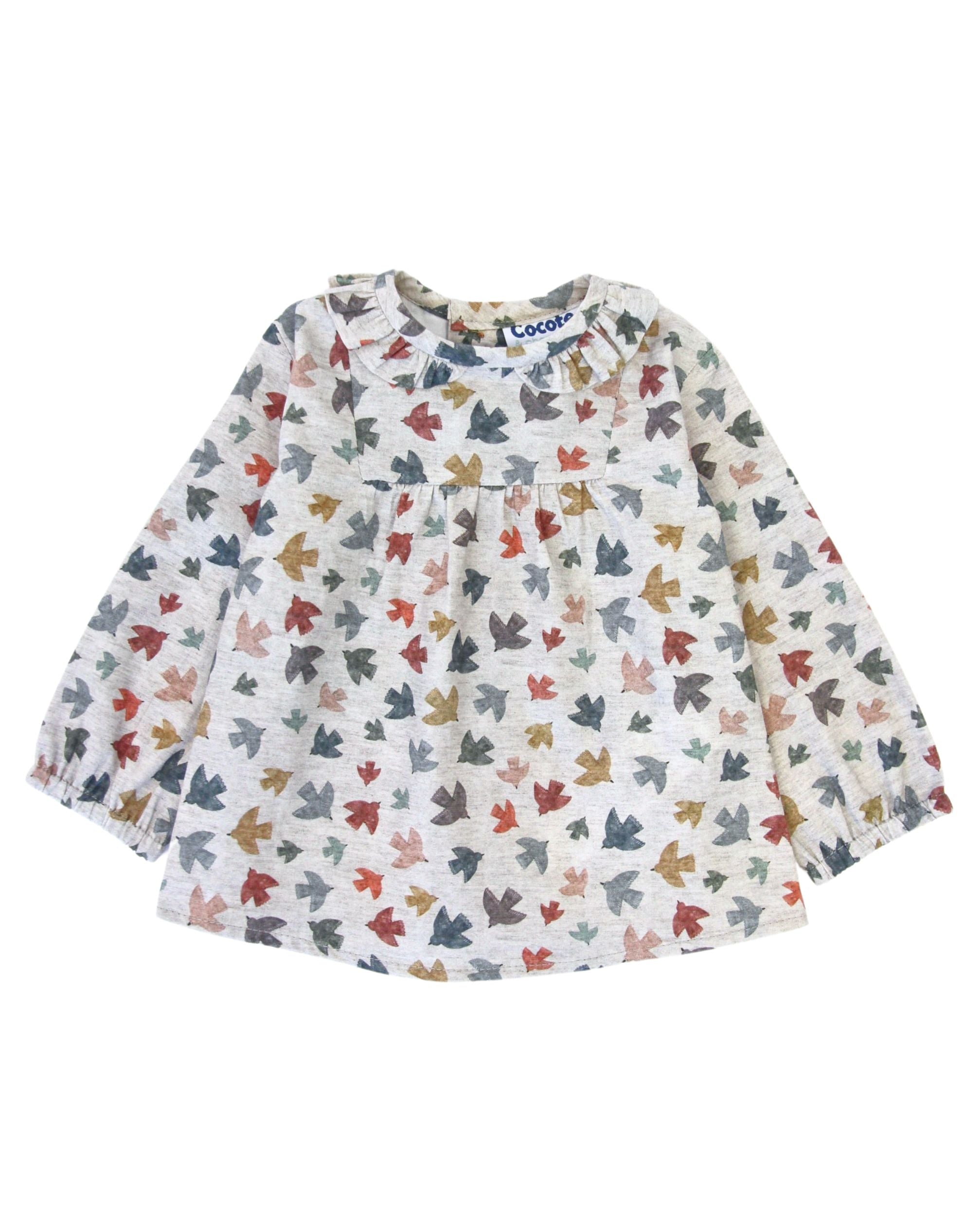 Blusa de bebé pajaritos Cocote & Charanga