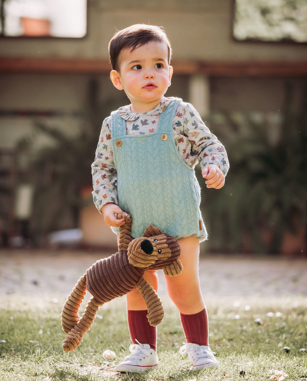 Peto de bebé turquesa Cocote & Charanga