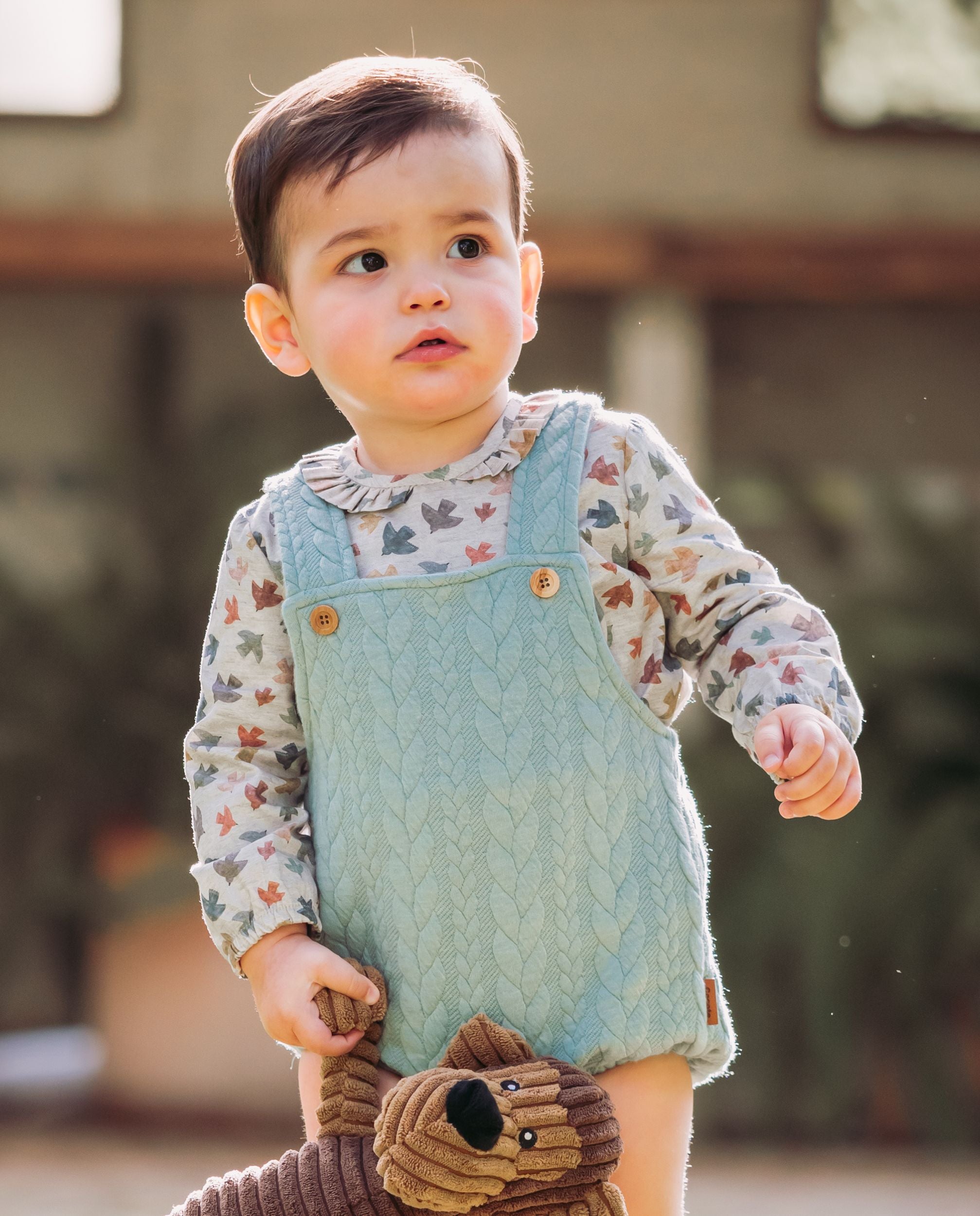 Peto de bebé turquesa Cocote & Charanga