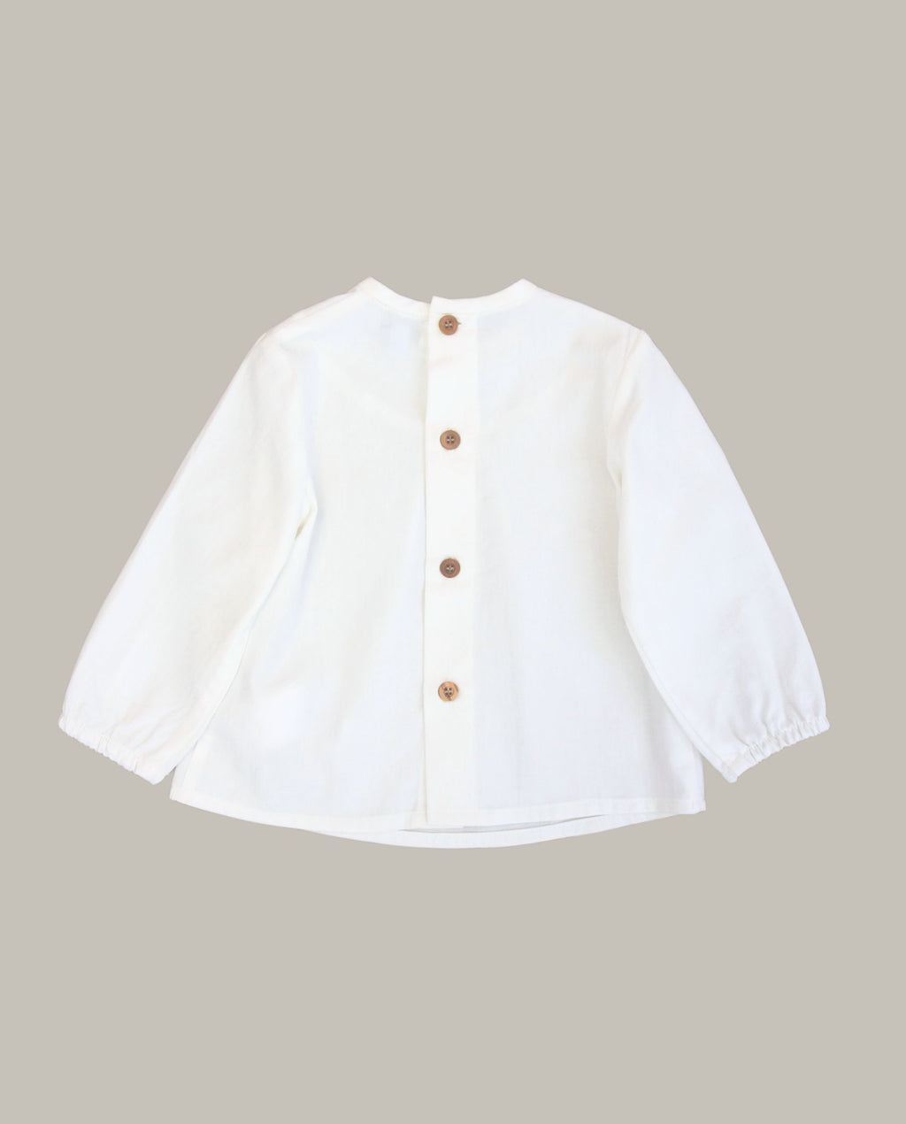 Blusa de bebé niña blanca Cocote & Charanga