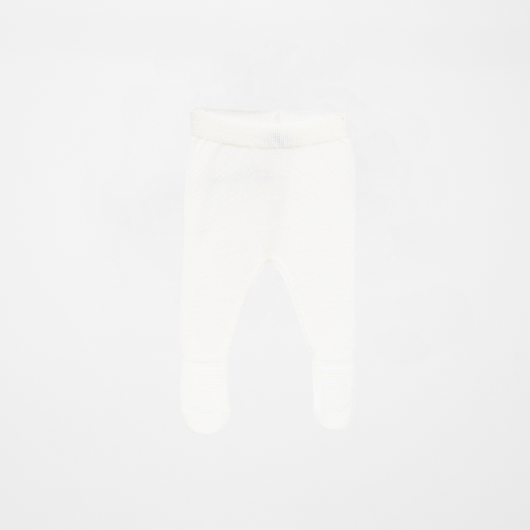 Pantalón blanco recién nacido | Dr Kid by Charanga