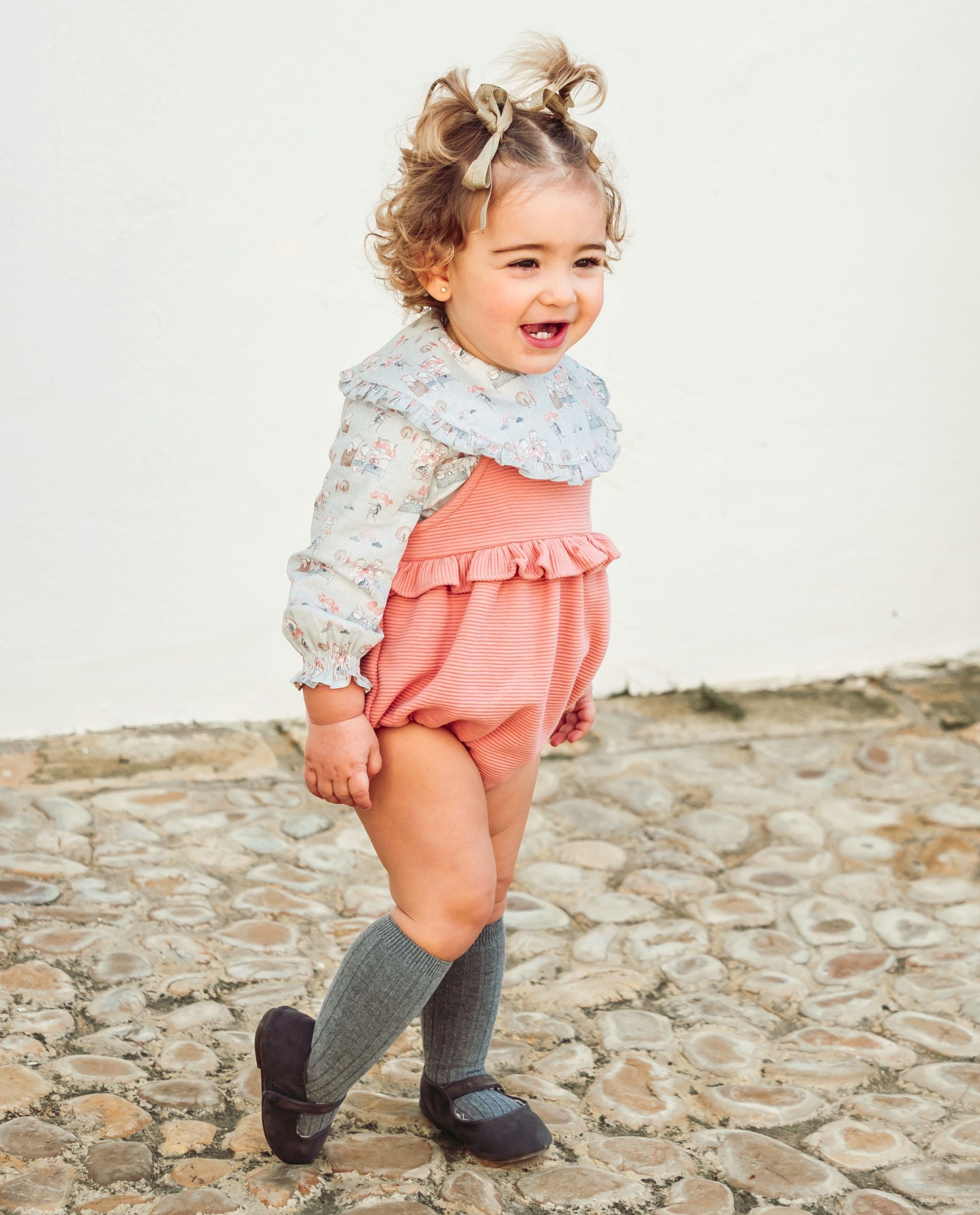 Peto de bebé rosa Cocote & Charanga