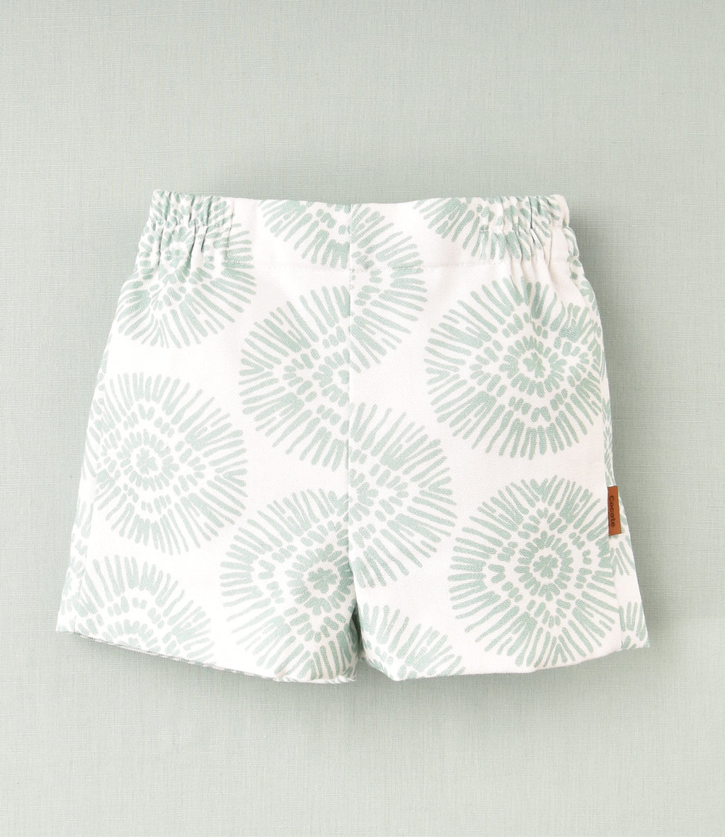 Pantalón corto niño verde