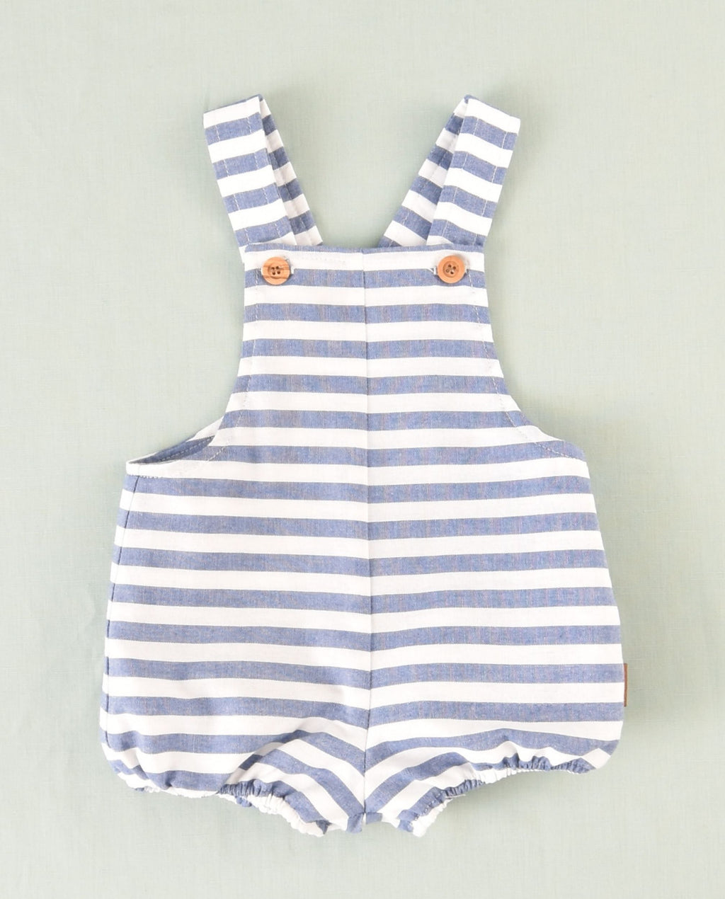 Ranita bebé de rayas celeste