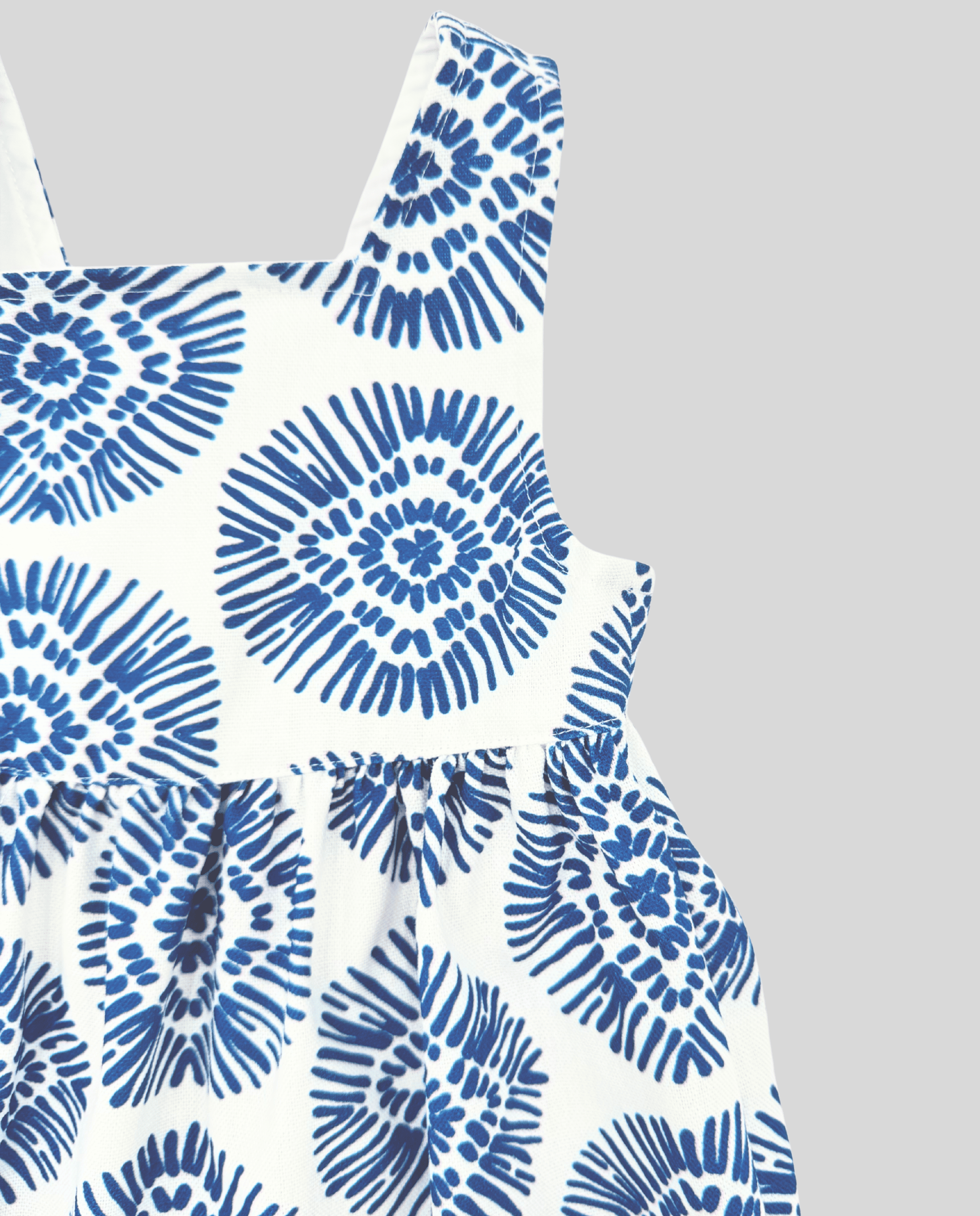 Vestido boho azul niña