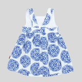 Vestido boho azul niña