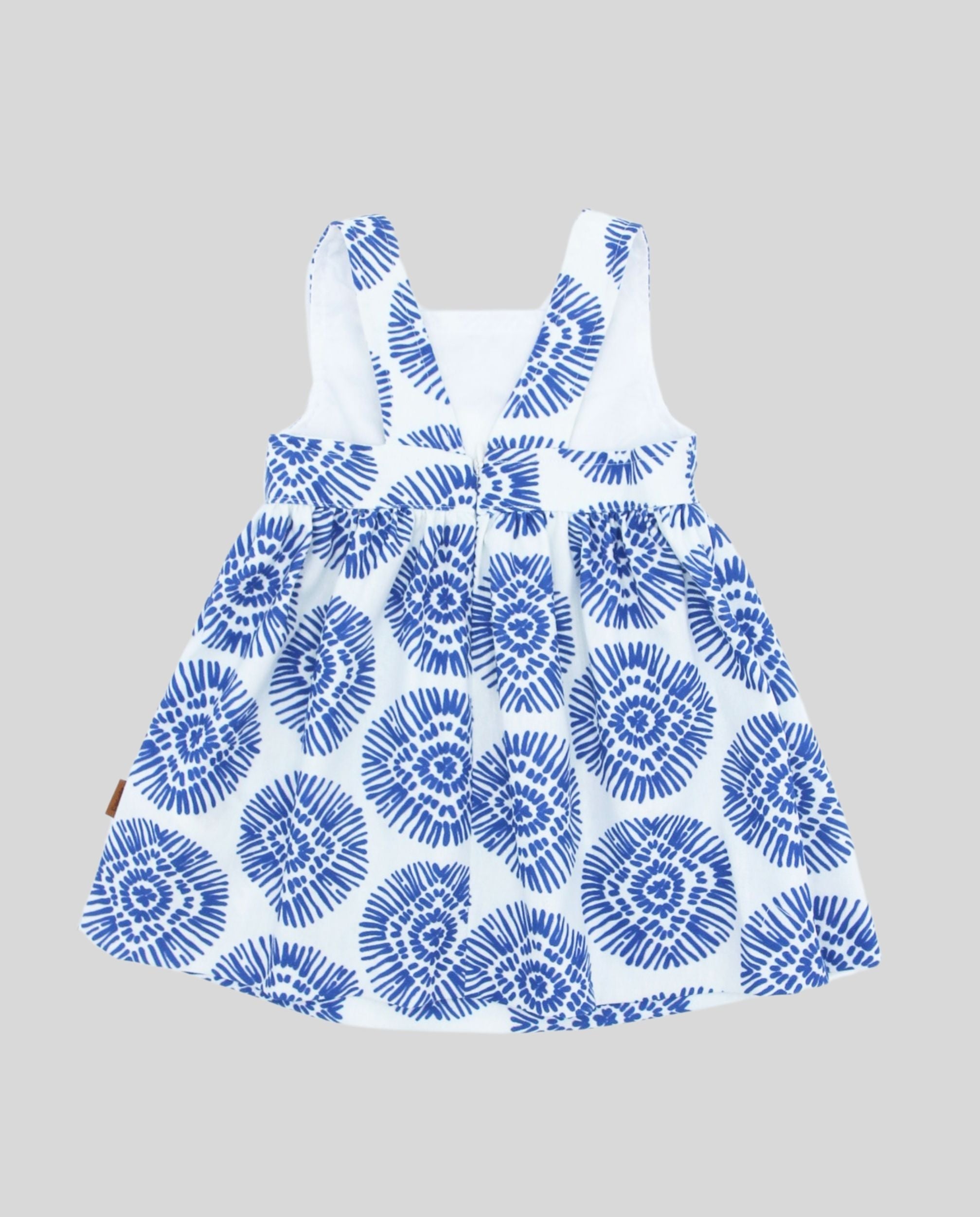 Vestido boho azul niña