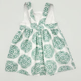 Vestido boho verde niña