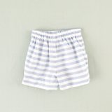 Pantalón corto rayas marino niño