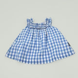 Vestido de cuadros bebe niña