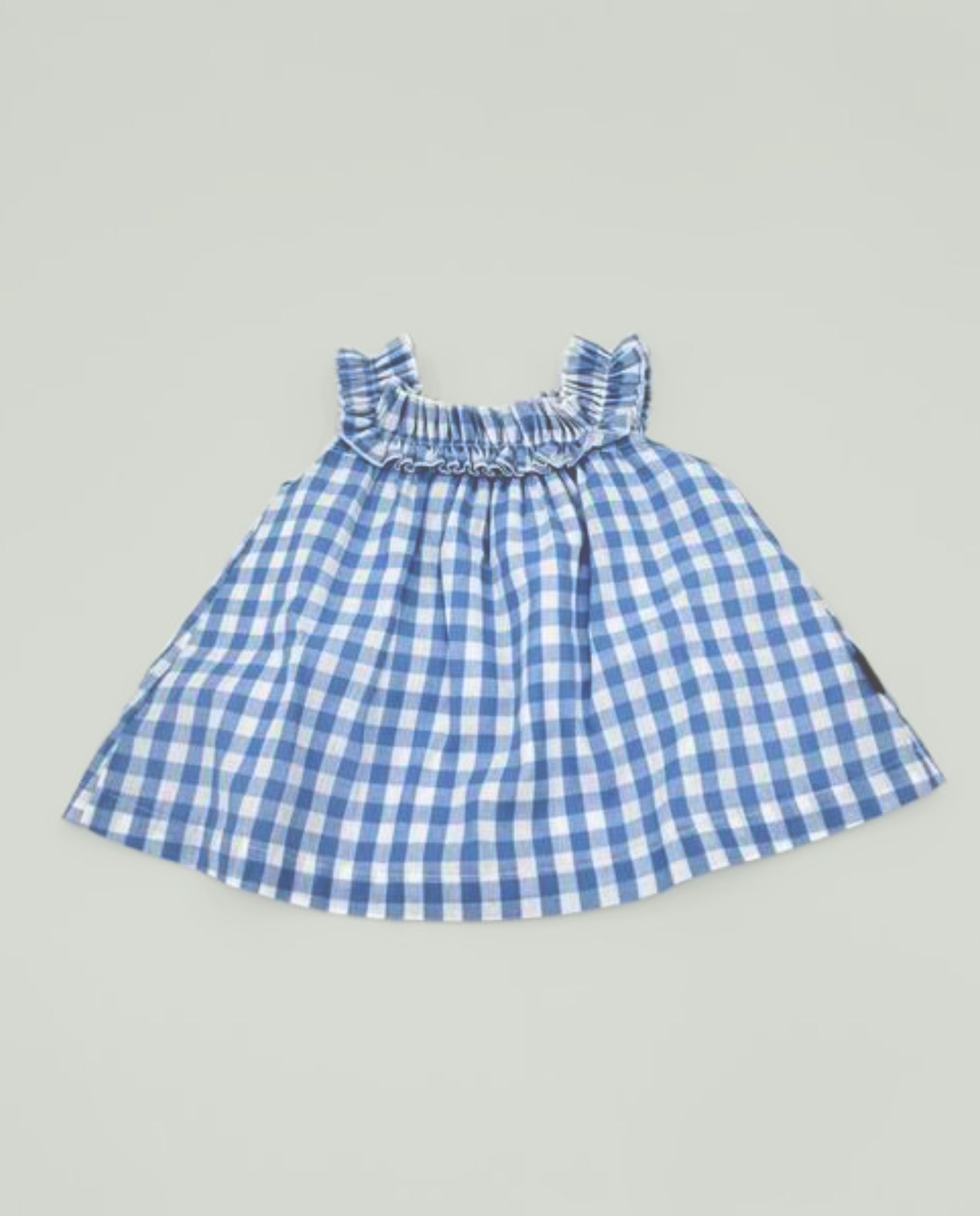 Vestido de cuadros bebe niña