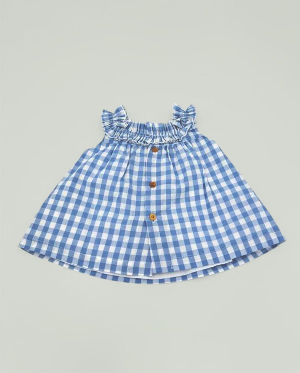 Vestido de cuadros bebe niña