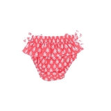Braguita coral lazos bebé niña