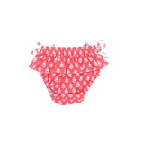 Braguita coral lazos bebé niña