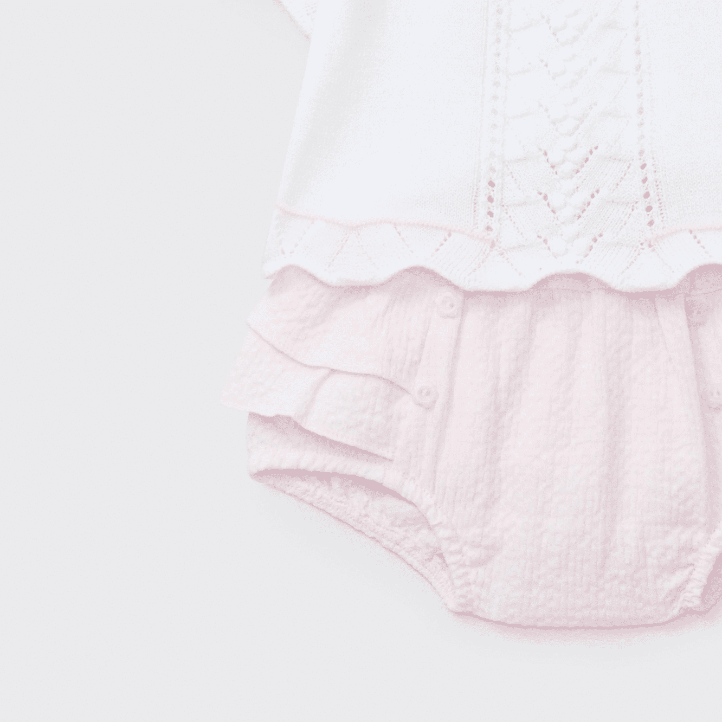 Conjunto bicolor camiseta braguita tricot recién nacida | Dr. Kid by Charanga