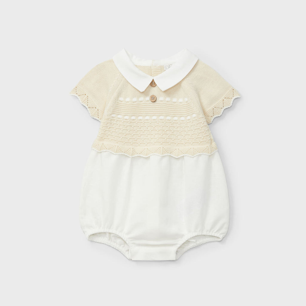 Ranita combinada beige recién nacida | Dr. Kid by Charanga