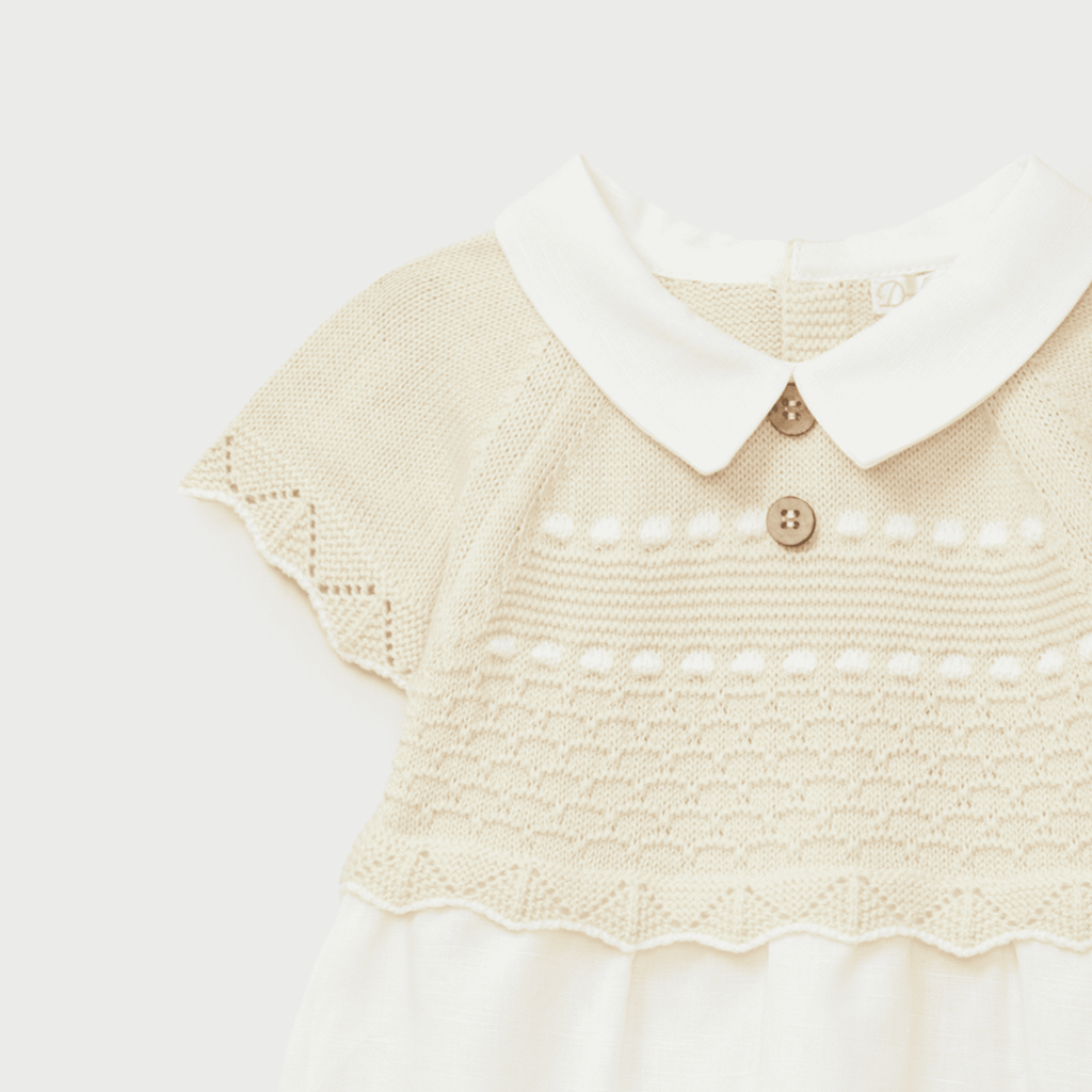 Ranita combinada beige recién nacida | Dr. Kid by Charanga