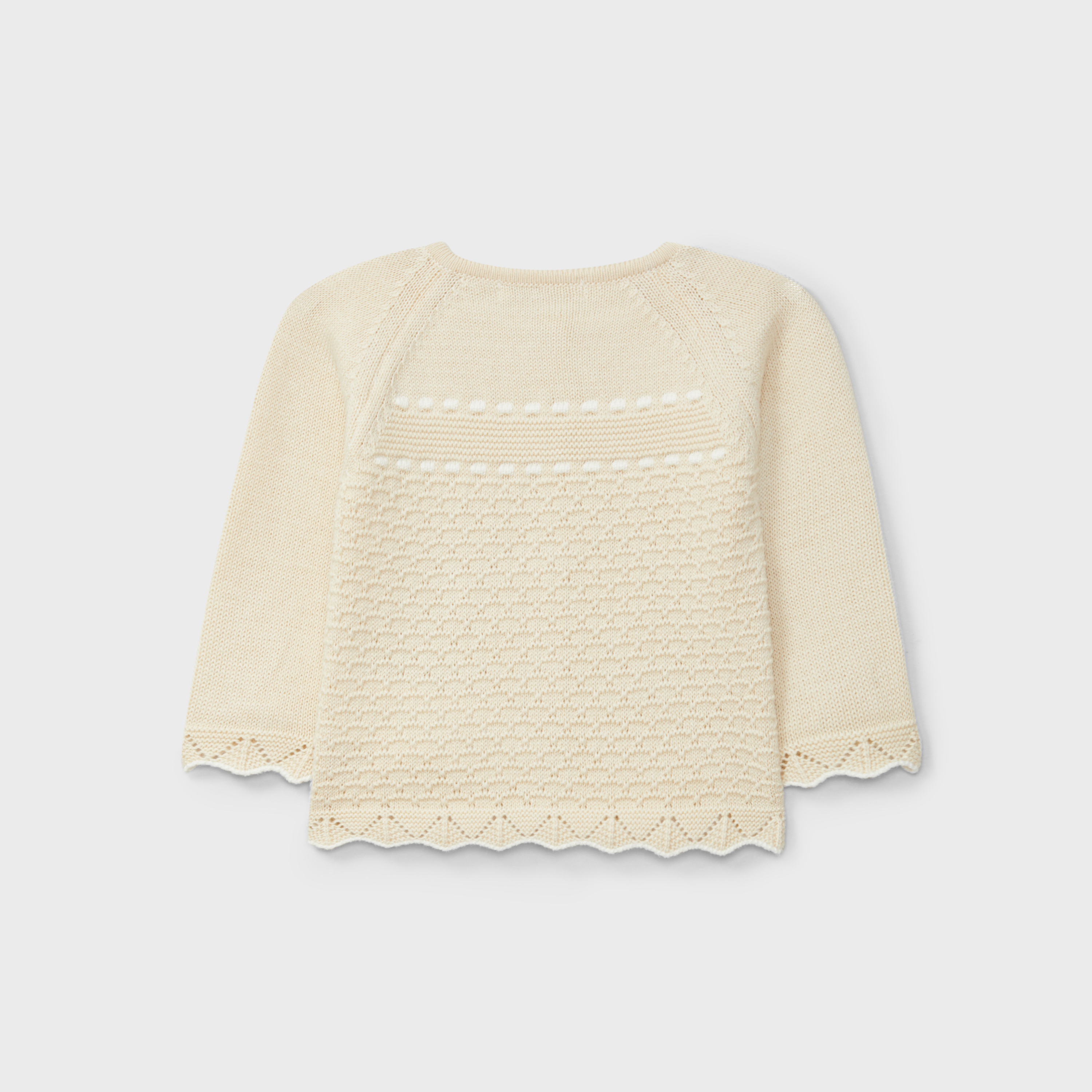 Rebeca tricotosa beige recien nacido | Dr. Kid by Charanga